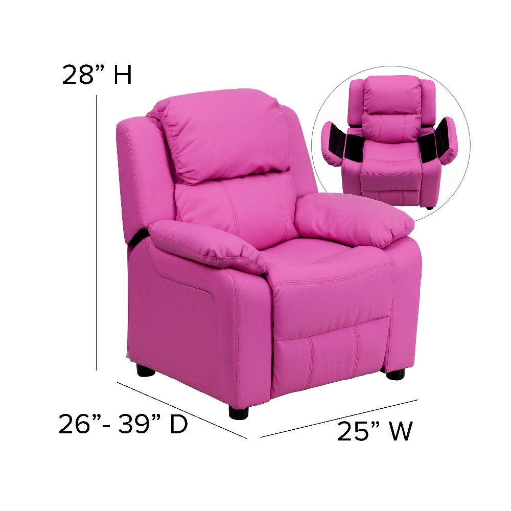 Kids recliner best sale pink