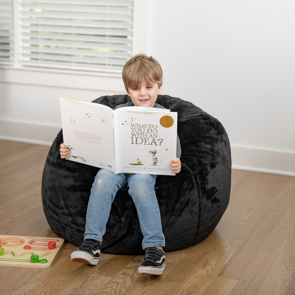 Small online fur chair
