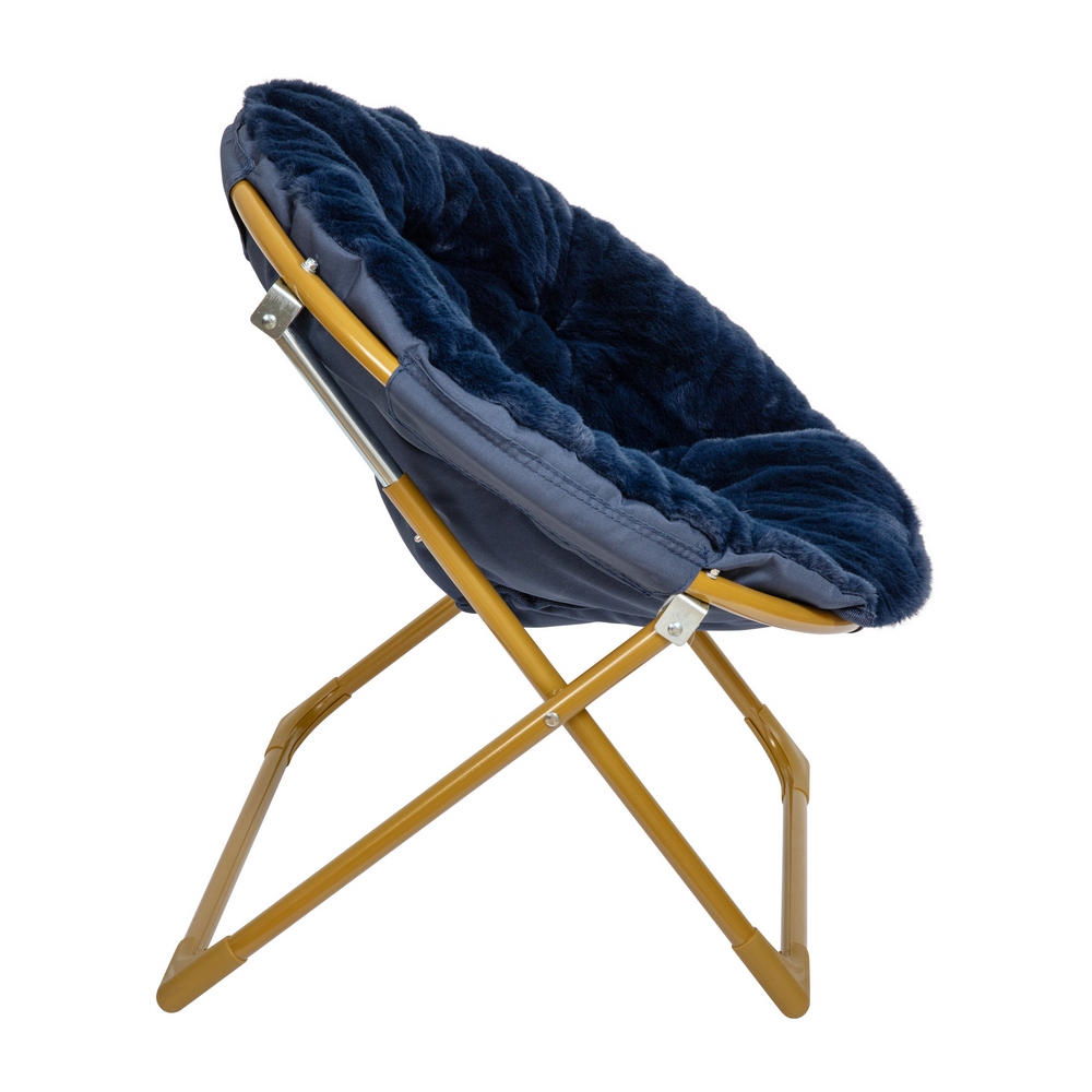 Navy saucer chair deals