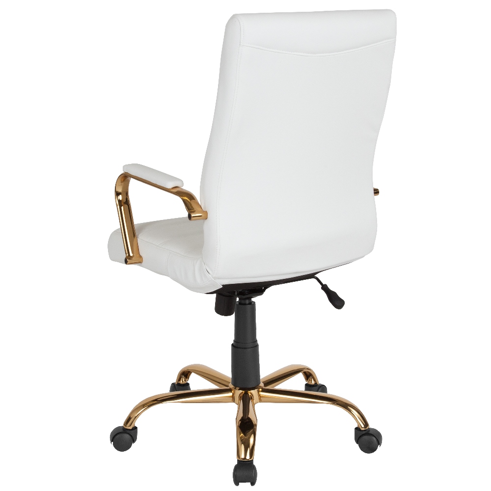 Gold frame office chair online