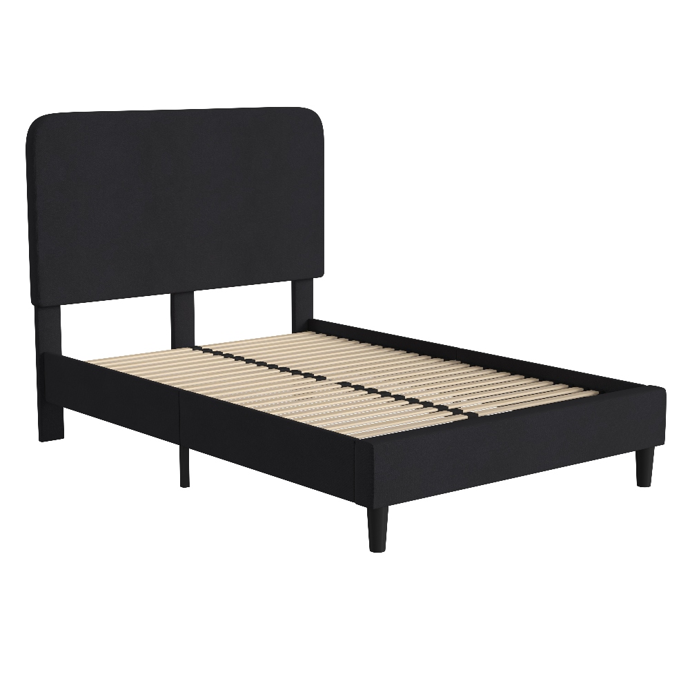 Platform bed frame with rounded corners deals