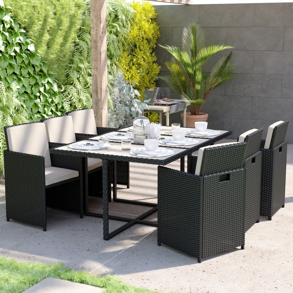 Space saving 2025 patio dining set