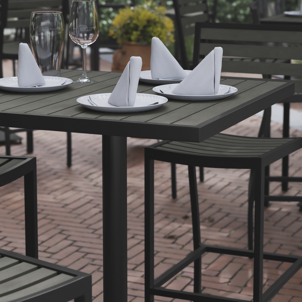 Resin bar height hotsell table and chairs