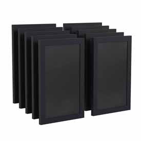 Canterbury 11" x 17" Black Wall Mount Magnetic Chalkboard Sign, Hanging Wall Chalkboard Memo Board for Home, School, or Business, Set of 10, 10-HGWA-GDIS-CRE8-862315-GG Canterbury 11" x 17" Black Wall Mount Magnetic Chalkboard Sign, Hanging Wall Chalkboard Memo Board for Home, School, or Business, Set of 10, 10-HGWA-GDIS-CRE8-862315-GG