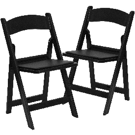 HERCULES Series Folding Chairs with Padded Seats - Set of 2 Black Resin Folding Chair with Vinyl Padded Seat, 2-LE-L-1-BLACK-GG HERCULES Series Folding Chairs with Padded Seats - Set of 2 Black Resin Folding Chair with Vinyl Padded Seat, 2-LE-L-1-BLACK-GG