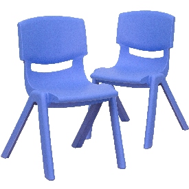 2 Pack Blue Plastic Stackable School Chair with 12" Seat Height, 2-YU-YCX-001-BLUE-GG 2 Pack Blue Plastic Stackable School Chair with 12" Seat Height, 2-YU-YCX-001-BLUE-GG