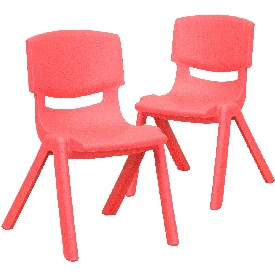 2 Pack Red Plastic Stackable School Chair with 12" Seat Height, 2-YU-YCX-001-RED-GG 2 Pack Red Plastic Stackable School Chair with 12" Seat Height, 2-YU-YCX-001-RED-GG