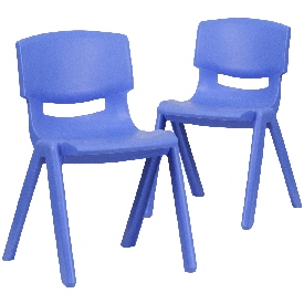 2 Pack Blue Plastic Stackable School Chair with 13.25" Seat Height, 2-YU-YCX-004-BLUE-GG 2 Pack Blue Plastic Stackable School Chair with 13.25" Seat Height, 2-YU-YCX-004-BLUE-GG