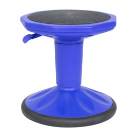 Carter Adjustable Height Kids Flexible Active Stool for Classroom and Home with Non-Skid Bottom in Blue, 14" - 18" Seat Height, AY-9001S-BL-GG Carter Adjustable Height Kids Flexible Active Stool for Classroom and Home with Non-Skid Bottom in Blue, 14" - 18" Seat Height, AY-9001S-BL-GG