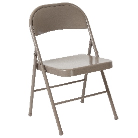 HERCULES Series Double Braced Gray Metal Folding Chair, BD-F002-GY-GG HERCULES Series Double Braced Gray Metal Folding Chair, BD-F002-GY-GG
