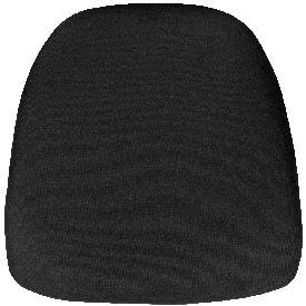 Hard Black Fabric Chiavari Chair Cushion, BH-BLACK-HARD-GG
