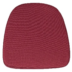 Soft Burgundy Fabric Chiavari Chair Cushion, BH-BURG-GG