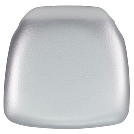 Hard Silver Vinyl Chiavari Chair Cushion, BH-SIL-HARD-VYL-GG