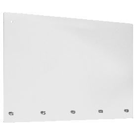 Acrylic Suspended Register Shield / Sneeze Guard, 24"H x 36"L - Hanging and Mounting Hardware Included, BR-ASLM-2436-GG Acrylic Suspended Register Shield / Sneeze Guard, 24"H x 36"L - Hanging and Mounting Hardware Included, BR-ASLM-2436-GG
