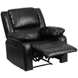 Harmony Series Black LeatherSoft Recliner, BT-70597-1-GG Harmony Series Black LeatherSoft Recliner, BT-70597-1-GG