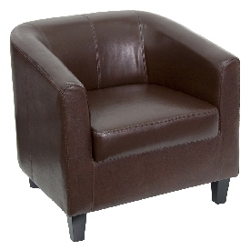 Brown LeatherSoft Lounge Chair, BT-873-BN-GG Brown LeatherSoft Lounge Chair, BT-873-BN-GG