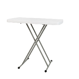 30 Inch Granite White Indoor/Outdoor Plastic Folding Table, Adjustable Height Commercial Grade Side Table, Laptop Table, TV Tray, DAD-YCZ-76X-GW-GG 30 Inch Granite White Indoor/Outdoor Plastic Folding Table, Adjustable Height Commercial Grade Side Table, Laptop Table, TV Tray, DAD-YCZ-76X-GW-GG