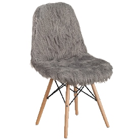 Shaggy Dog Charcoal Gray Accent Chair, DL-16-GG Shaggy Dog Charcoal Gray Accent Chair, DL-16-GG