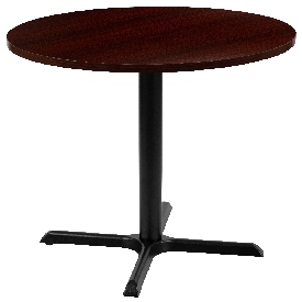 36" Round Multi-Purpose Conference Table in Mahogany, GC-M-BLK-15-MHG-GG 36" Round Multi-Purpose Conference Table in Mahogany, GC-M-BLK-15-MHG-GG