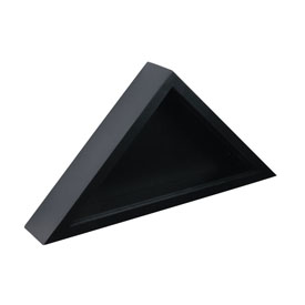 Sheehan Black Memorial Flag Display Case - Solid Wood Military Flag Display Case for 9.5 x 5 American Veteran Flag, HFMHD-GDIS-CRE8-372315-GG Sheehan Black Memorial Flag Display Case - Solid Wood Military Flag Display Case for 9.5 x 5 American Veteran Flag, HFMHD-GDIS-CRE8-372315-GG