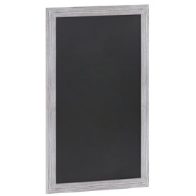 Canterbury 24" x 36" Whitewashed Wall Mount Magnetic Chalkboard Sign, Hanging Wall Chalkboard Memo Board for Home, School, or Business, HGWA-2GD-CRE8-691315-GG