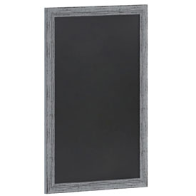 Canterbury 24" x 36" Rustic Gray Wall Mount Magnetic Chalkboard Sign, Hanging Wall Chalkboard Memo Board for Home, School, or Business, HGWA-5GD-CRE8-272315-GG Canterbury 24" x 36" Rustic Gray Wall Mount Magnetic Chalkboard Sign, Hanging Wall Chalkboard Memo Board for Home, School, or Business, HGWA-5GD-CRE8-272315-GG