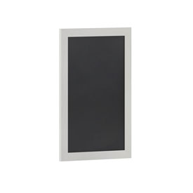 Canterbury 20" x 30" White Wall Mount Magnetic Chalkboard Sign, Hanging Wall Chalkboard Memo Board for Home, School, or Business, HGWA-GDI-CRE8-164315-GG