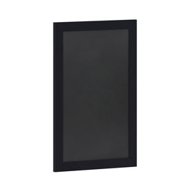 Canterbury 20" x 30" Black Wall Mount Magnetic Chalkboard Sign, Hanging Wall Chalkboard Memo Board for Home, School, or Business, HGWA-GDI-CRE8-452315-GG