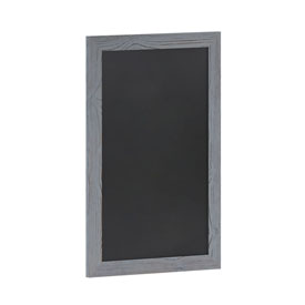 Canterbury 20" x 30" Rustic Gray Wall Mount Magnetic Chalkboard Sign, Hanging Wall Chalkboard Memo Board for Home, School, or Business, HGWA-GDI-CRE8-552315-GG
