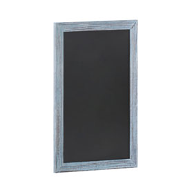 Canterbury 20" x 30" Rustic Blue Wall Mount Magnetic Chalkboard Sign, Hanging Wall Chalkboard Memo Board for Home, School, or Business, HGWA-GDIS-CRE8-262315-GG