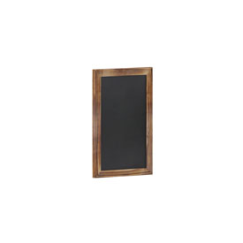 Canterbury 11" x 17" Torched Wood Wall Mount Magnetic Chalkboard Sign, Hanging Wall Chalkboard Memo Board for Home, School, or Business, HGWA-GDIS-CRE8-762315-GG