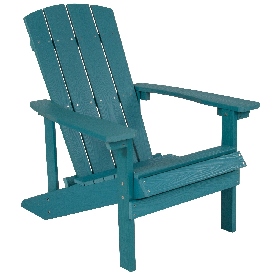 Charlestown All-Weather Adirondack Chair in Sea Foam Faux Wood, JJ-C14501-SFM-GG Charlestown All-Weather Adirondack Chair in Sea Foam Faux Wood, JJ-C14501-SFM-GG