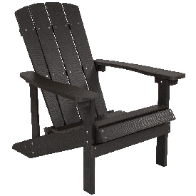 Charlestown All-Weather Adirondack Chair in Slate Gray Faux Wood, JJ-C14501-SLT-GG Charlestown All-Weather Adirondack Chair in Slate Gray Faux Wood, JJ-C14501-SLT-GG
