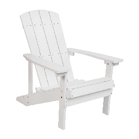 Charlestown All-Weather Poly Resin Wood Adirondack Chair in White, JJ-C14501-WH-GG Charlestown All-Weather Poly Resin Wood Adirondack Chair in White, JJ-C14501-WH-GG