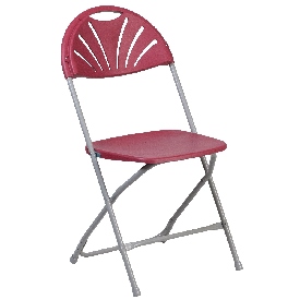 Plastic fan clearance chair