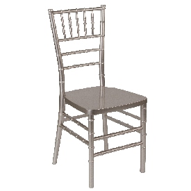 HERCULES PREMIUM Series Pewter Resin Stacking Chiavari Chair, LE-PEWTER-GG