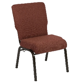 Advantage 20.5 in. Cinnamon Molded Foam Church Chair, PCCF-107 Advantage 20.5 in. Cinnamon Molded Foam Church Chair, PCCF-107