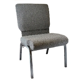 Advantage Charcoal Gray Church Chair 20.5 in. Wide, PCHT-111