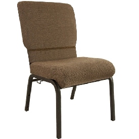 Advantage Jute Church Chair 20.5 in. Wide, PCHT-112