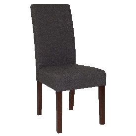 Greenwich Series Gray Fabric Parsons Chair, QY-A37-9061-GY-GG