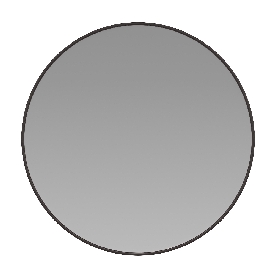 36" Round Black Metal Framed Wall Mirror - Large Accent Mirror for Bathroom, Vanity, Entryway, Dining Room, & Living Room