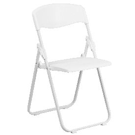 Heavy duty white folding chairs cheap