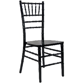 Advantage Black Wood Chiavari Chair, WDCHI-B