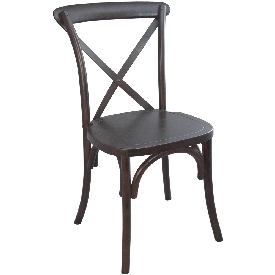Advantage Walnut X-Back Chair, X-BACK-W