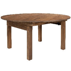 HERCULES Series Round Dining Table - Farm Inspired, Rustic & Antique Pine Dining Room Table, XA-F-60-RD-GG HERCULES Series Round Dining Table - Farm Inspired, Rustic & Antique Pine Dining Room Table, XA-F-60-RD-GG