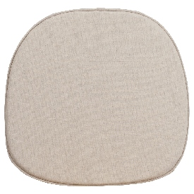 Cross Back Barstool Burlap Cushion, XA-X-CUSH-GG