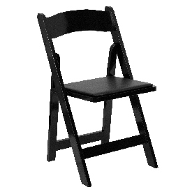 HERCULES Series Black Wood Folding Chair with Vinyl Padded Seat, XF-2902-BK-WOOD-GG HERCULES Series Black Wood Folding Chair with Vinyl Padded Seat, XF-2902-BK-WOOD-GG