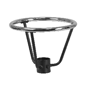 Bar Height Table Base Foot Ring with 3.25'' Column Ring - 16'' Diameter, XU-DG-30175-3-GG