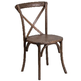 HERCULES Series Stackable Early American Wood Cross Back Chair, XU-X-EA-GG HERCULES Series Stackable Early American Wood Cross Back Chair, XU-X-EA-GG