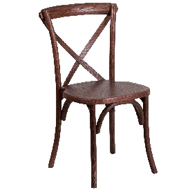 HERCULES Series Stackable Mahogany Wood Cross Back Chair, XU-X-MAH-GG HERCULES Series Stackable Mahogany Wood Cross Back Chair, XU-X-MAH-GG